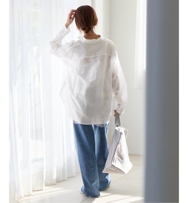IENA「ラミーリヨセル2wayシャツ」|シャツ・ブラウス|