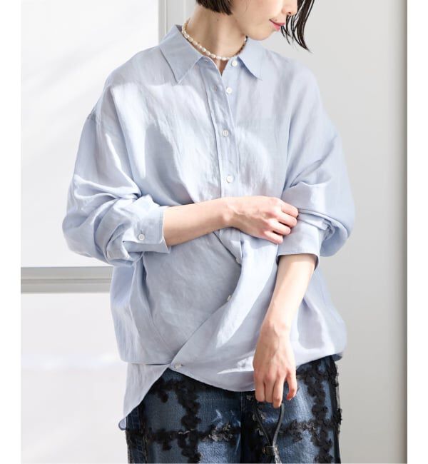 IENA「ラミーリヨセル2wayシャツ」|シャツ・ブラウス|