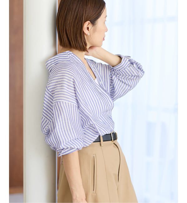 IENA「ラミーリヨセル2wayシャツ」|シャツ・ブラウス|