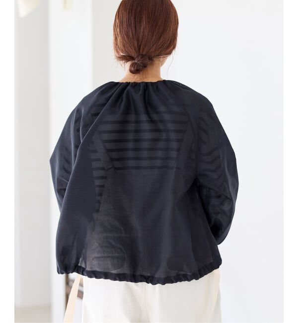 IENA「《新色あり/追加2》ウォッシャブル シアーノーカラーブルゾン」|その他|