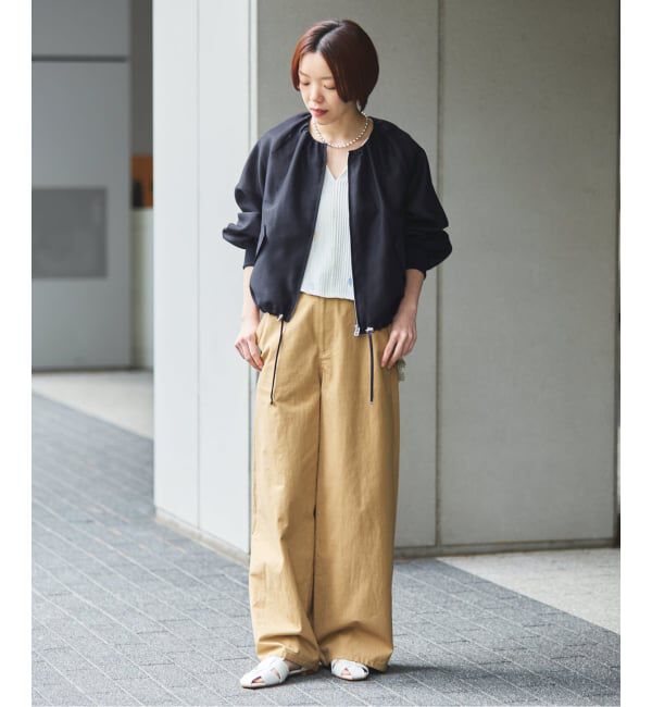 IENA「《新色あり/追加2》ウォッシャブル シアーノーカラーブルゾン」|その他|