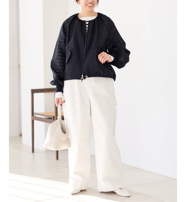 IENA「《新色あり/追加2》ウォッシャブル シアーノーカラーブルゾン」|その他|