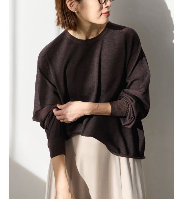 IENA「《新色あり/追加4》LEVITAコットンプルオーバー」|ニット・セーター|