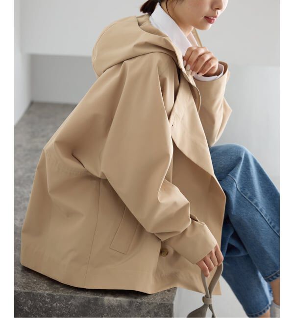 IENA「《一部サイズ別注》VACHEMENT/ヴァシュモン シェルタフタ ショート コート」|その他|