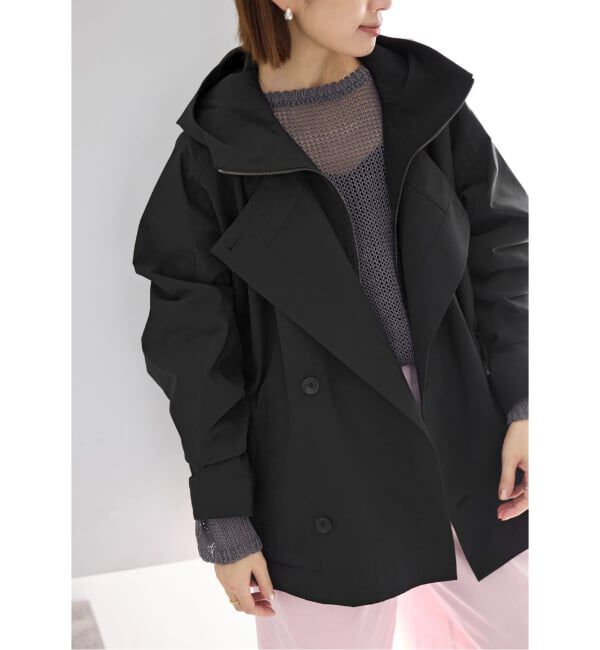 IENA「《一部サイズ別注》VACHEMENT/ヴァシュモン シェルタフタ ショート コート」|その他|