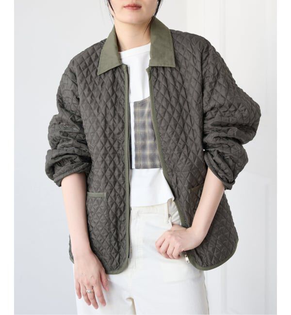 IENA「LAVENHAM/ラベンハム 別注 TEYNHAM MENS ブルゾン」|その他|カーキ