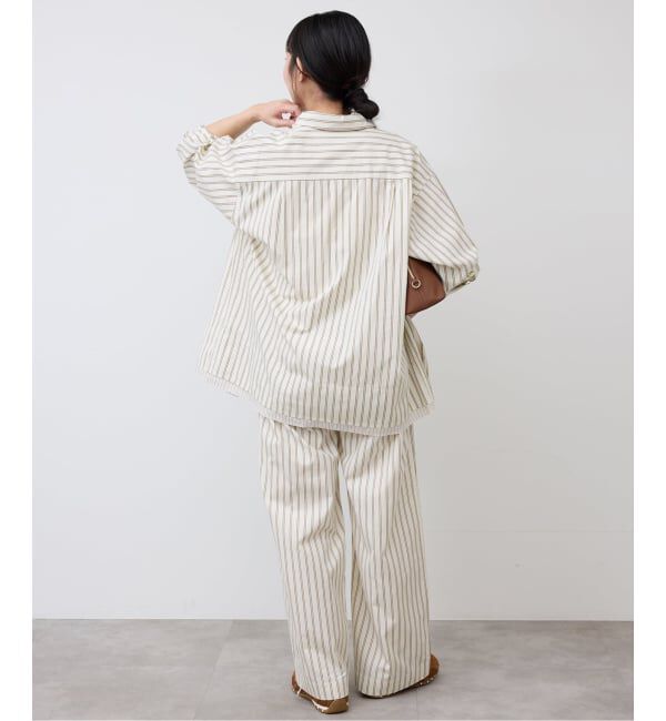 SLOBE IENA「ストライプレイヤーシャツ」|シャツ・ブラウス|