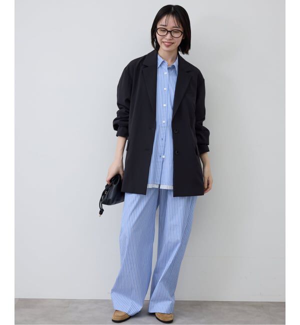 SLOBE IENA「ストライプレイヤーシャツ」|シャツ・ブラウス|