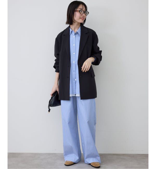 SLOBE IENA「ストライプレイヤーシャツ」|シャツ・ブラウス|