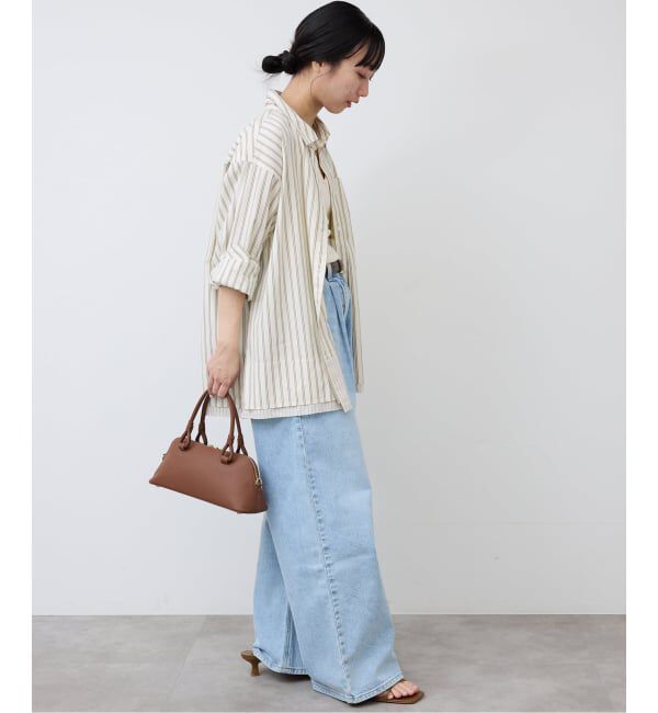 SLOBE IENA「ストライプレイヤーシャツ」|シャツ・ブラウス|