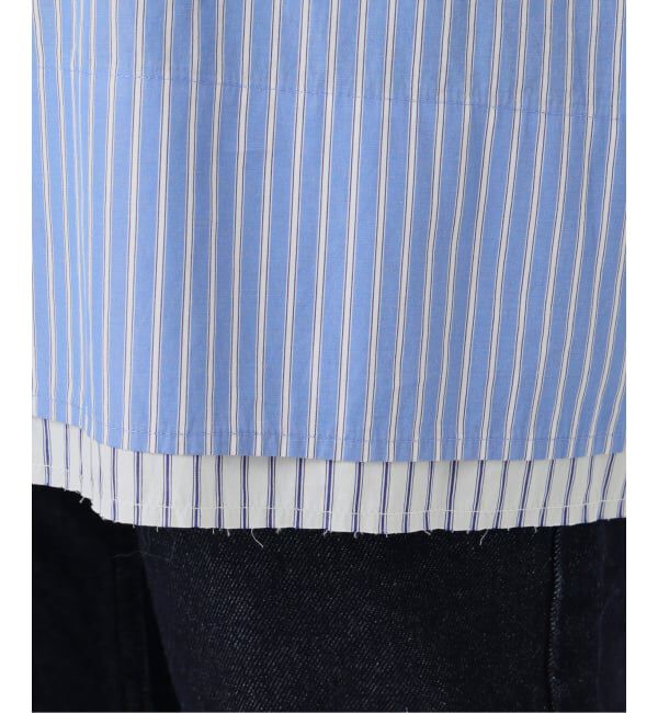 SLOBE IENA「ストライプレイヤーシャツ」|シャツ・ブラウス|