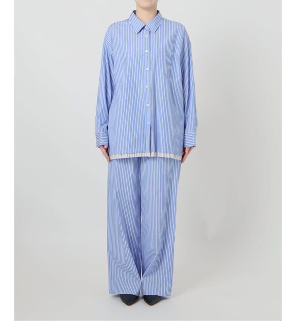 SLOBE IENA「ストライプレイヤーシャツ」|シャツ・ブラウス|