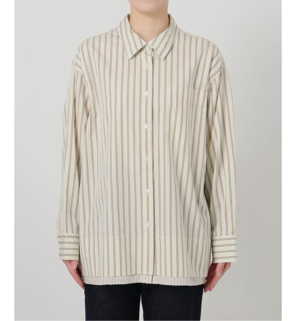 SLOBE IENA「ストライプレイヤーシャツ」|シャツ・ブラウス|