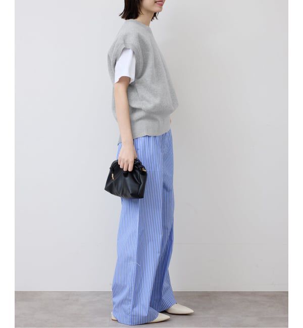 SLOBE IENA「《追加》ダブルフェイスバックオープンベスト」|ベスト・ジレ|