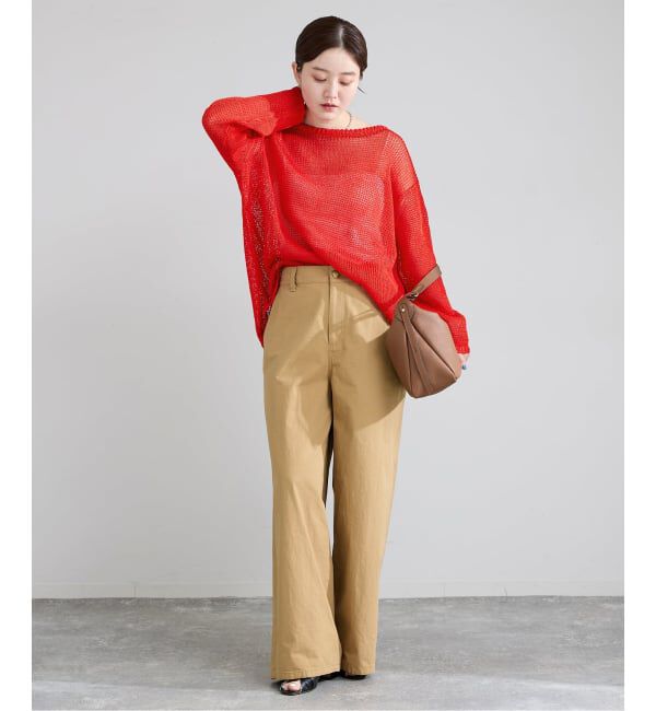 IENA「ギマコットンプルオーバー」|ニット・セーター|