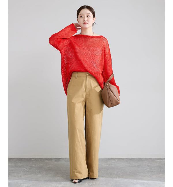 IENA「ギマコットンプルオーバー」|ニット・セーター|