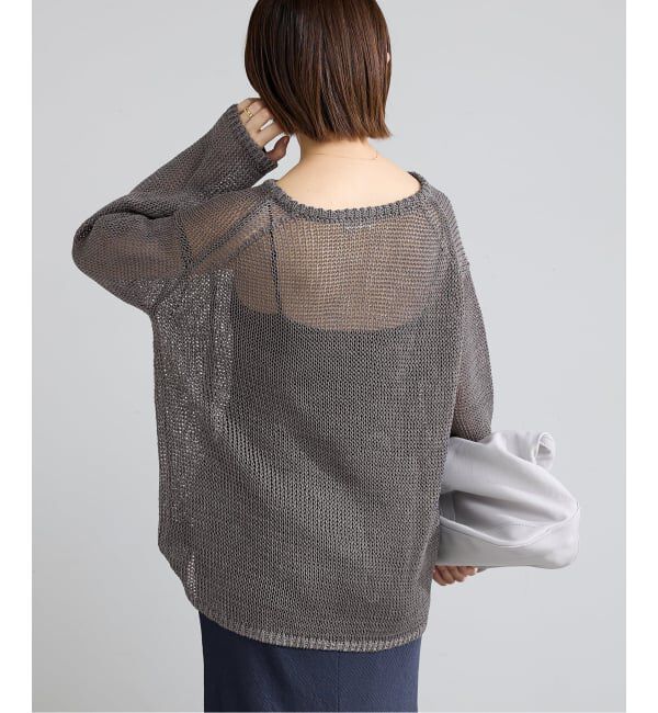 IENA「ギマコットンプルオーバー」|ニット・セーター|