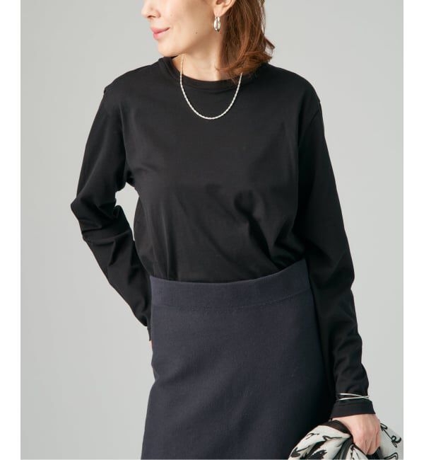 VERMEIL par iena「ディオラマ クルーネックロングスリーブ Tシャツ」|Tシャツ・カットソー|