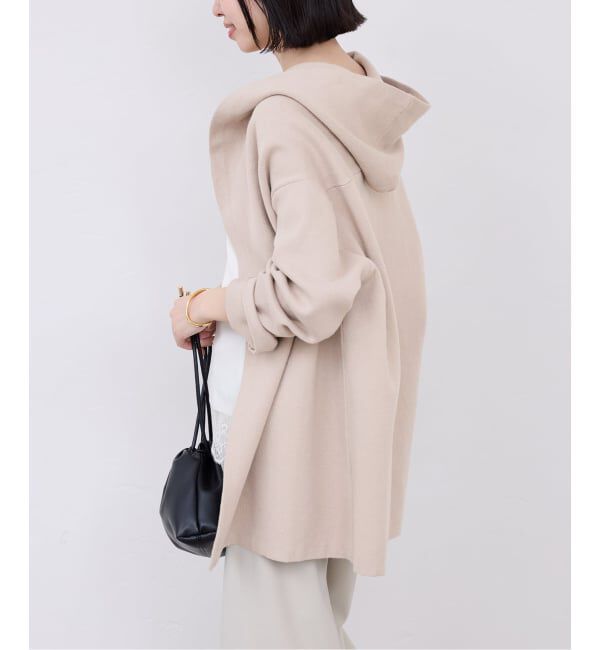 SLOBE IENA「《WEB限定》ニットフーディーカーディガン」|カーディガン|