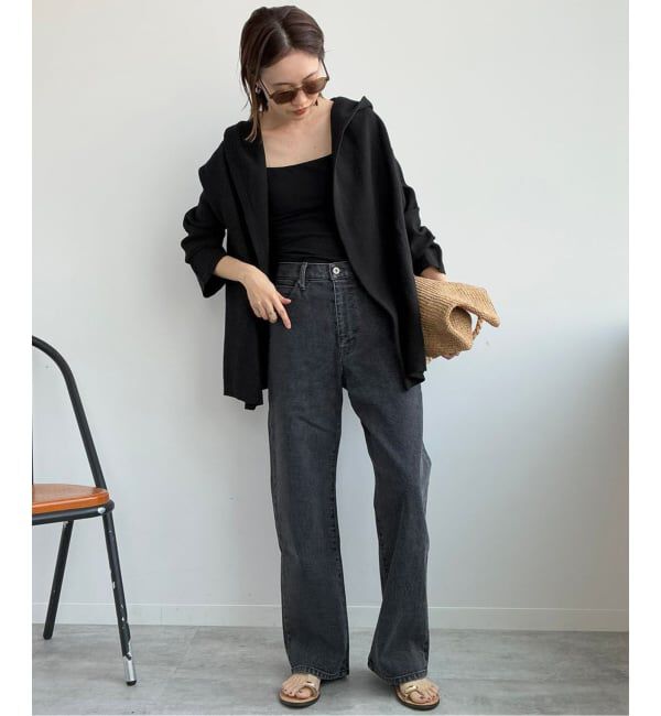 SLOBE IENA「《WEB限定》ニットフーディーカーディガン」|カーディガン|