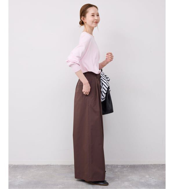 SLOBE IENA「《シリーズあり》コットンキュプラプルオーバー」|ニット・セーター|