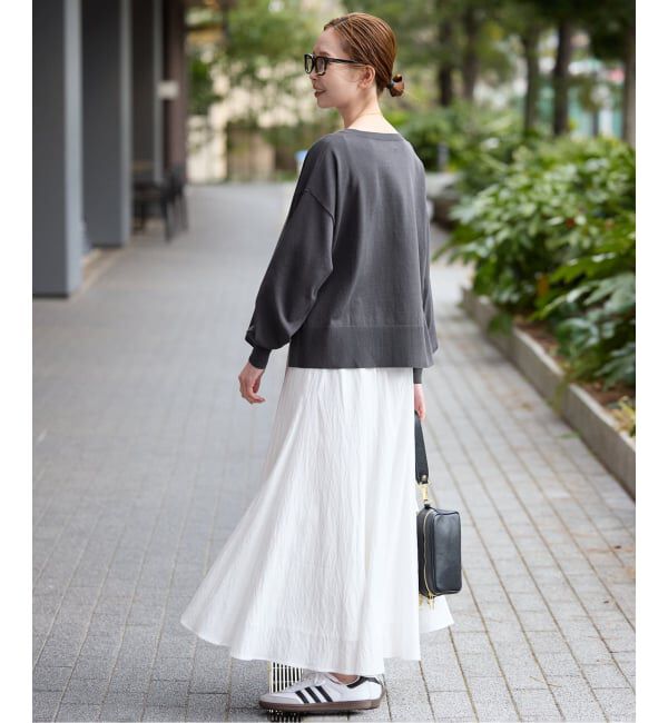 SLOBE IENA「《シリーズあり》コットンキュプラプルオーバー」|ニット・セーター|