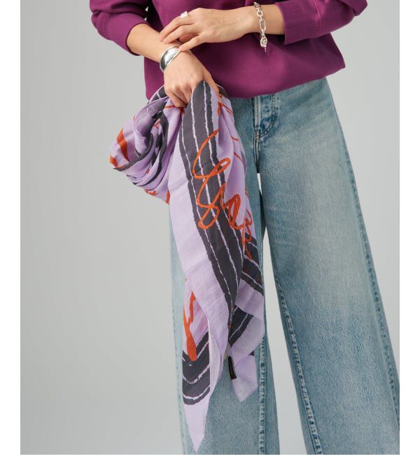 VERMEIL par iena「manipuri マニプリ インドストール インバージョンフィッシュ 0161333102」|ストール|