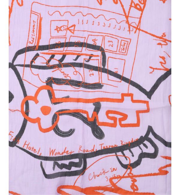 VERMEIL par iena「manipuri マニプリ インドストール インバージョンフィッシュ 0161333102」|ストール|