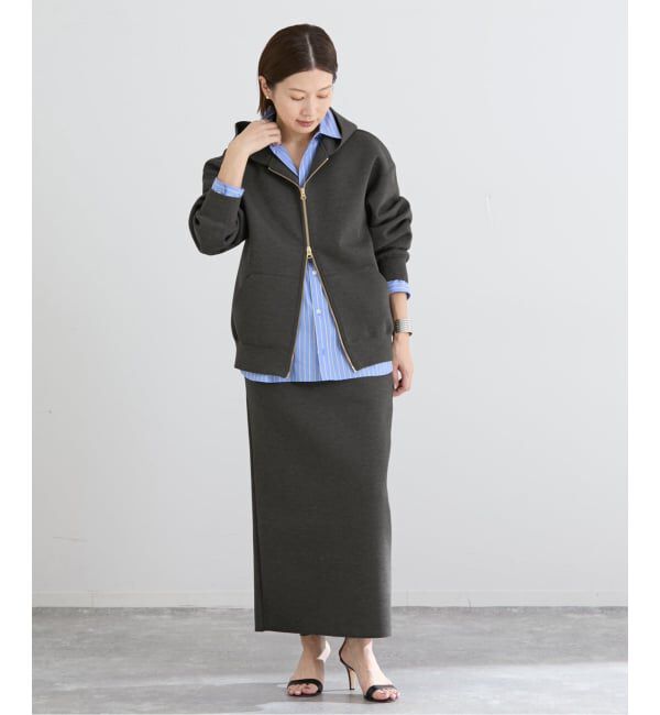 IENA「《セットアップ対応》ダンボールニットスカート」|スカート|