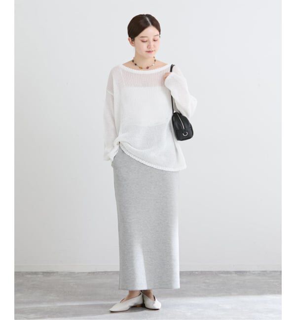 IENA「《セットアップ対応》ダンボールニットスカート」|スカート|