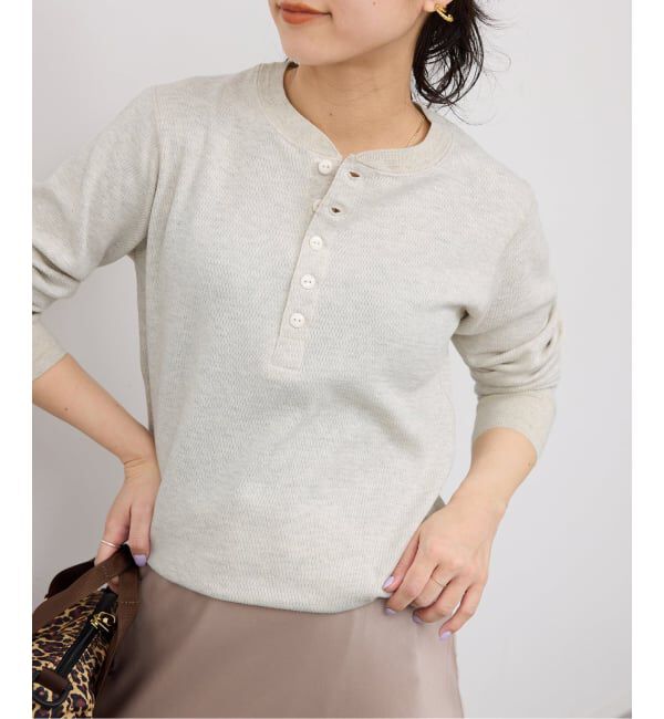 SLOBE IENA「FAITH/フェイス SLOBE別注 ワッフルカットソー」|Tシャツ・カットソー|