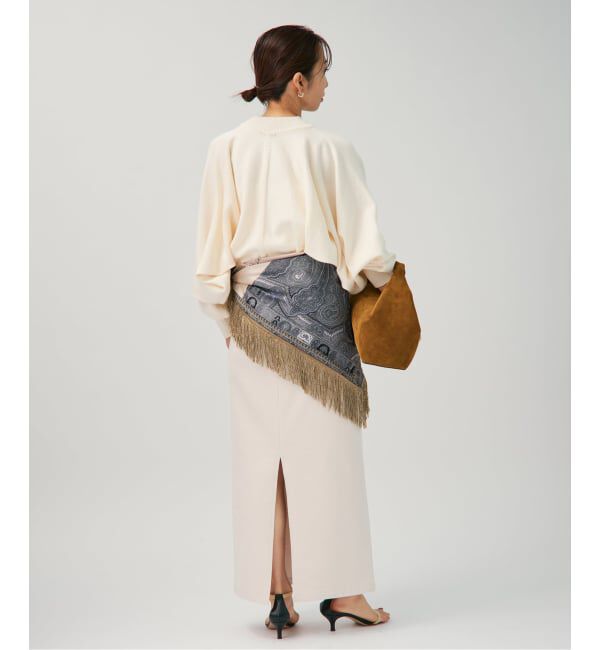 VERMEIL par iena「PIERRE LOUIS MASCIA ピエール ルイマーシャ Triangular Shawl 517567/101」|バンダナ・スカーフ|