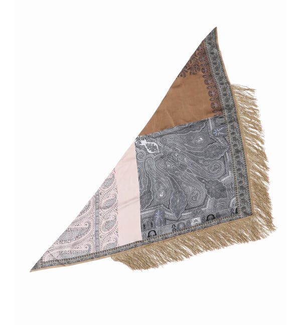 VERMEIL par iena「PIERRE LOUIS MASCIA ピエール ルイマーシャ Triangular Shawl 517567/101」|バンダナ・スカーフ|