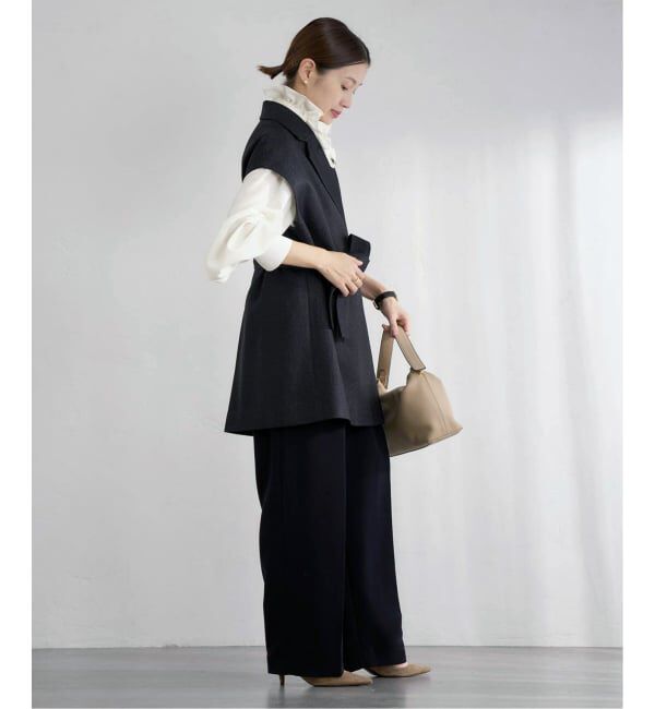 IENA「《追加》&NAVYシアーボウタイブラウス」|シャツ・ブラウス|