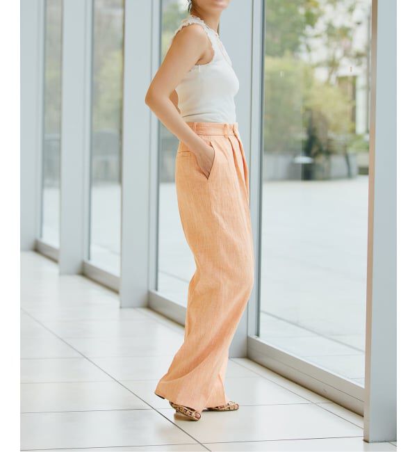 IENA LA BOUCLE「seamless basic./シームレスベーシック Flounce タンクトップ」|タンクトップ|