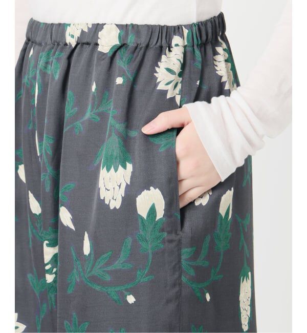 IENA「Deveauxボタニカルフラワープリントパンツ」|その他|