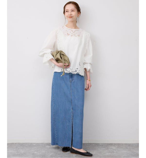 SLOBE IENA「カットワークブラウス」|シャツ・ブラウス|