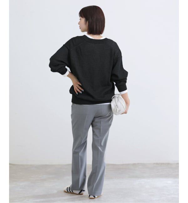 IENA「コットンwashiニットプルオーバー」|ニット・セーター|