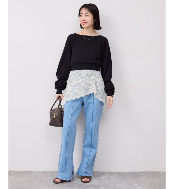 SLOBE IENA「レースペプラムキャミソール」|キャミソール|