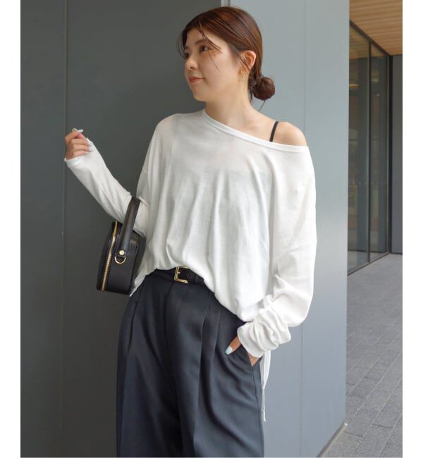 SLOBE IENA「《追加2》miller/ミラー SLOBE別注 シアードルマンロンTEE」|Tシャツ・カットソー|