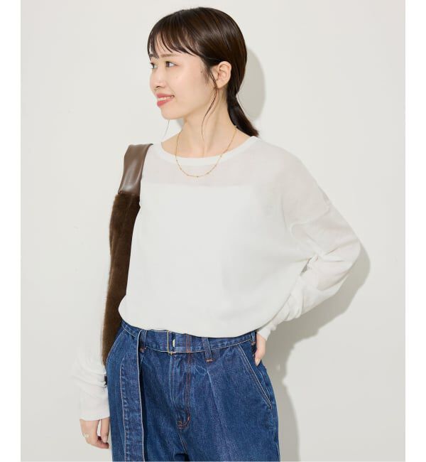 SLOBE IENA「《追加2》miller/ミラー SLOBE別注 シアードルマンロンTEE」|Tシャツ・カットソー|