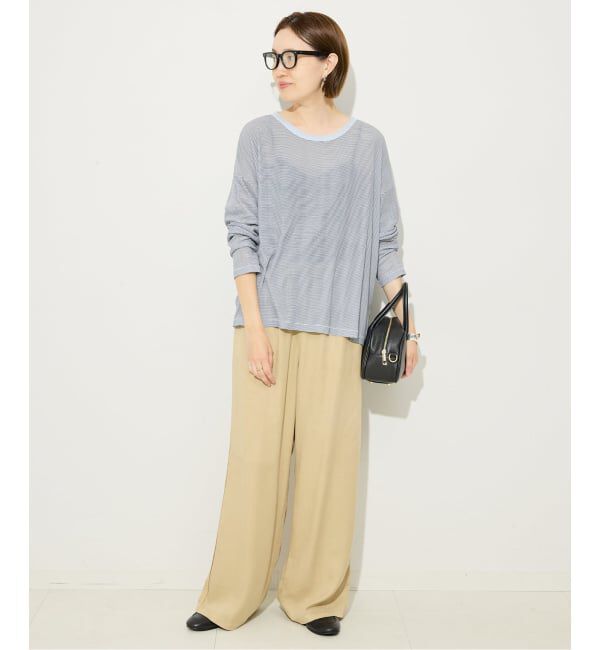 SLOBE IENA「《追加2》miller/ミラー SLOBE別注 シアードルマンロンTEE」|Tシャツ・カットソー|