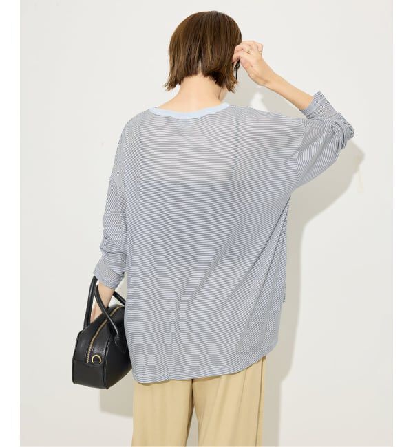 SLOBE IENA「《追加2》miller/ミラー SLOBE別注 シアードルマンロンTEE」|Tシャツ・カットソー|