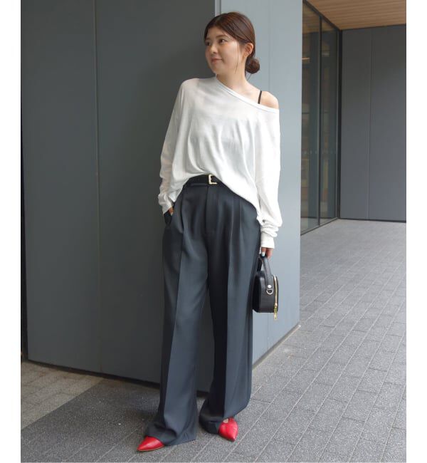 SLOBE IENA「《追加2》miller/ミラー SLOBE別注 シアードルマンロンTEE」|Tシャツ・カットソー|