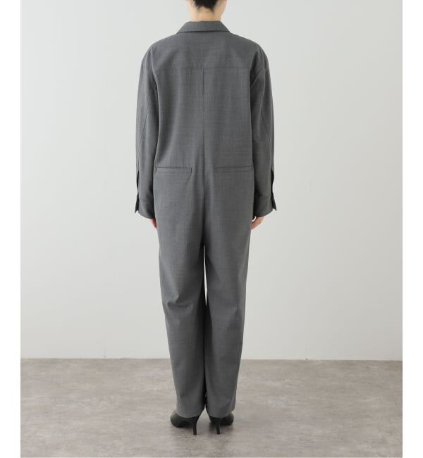 IENA「T/Wオープンカラーオールインワン」|オールインワン|