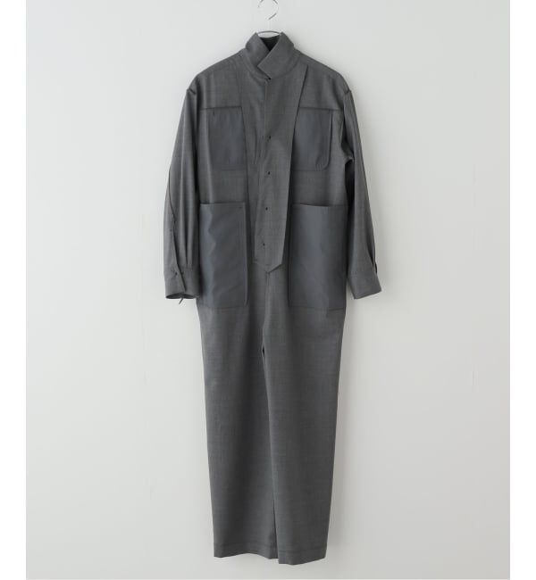 IENA「T/Wオープンカラーオールインワン」|オールインワン|