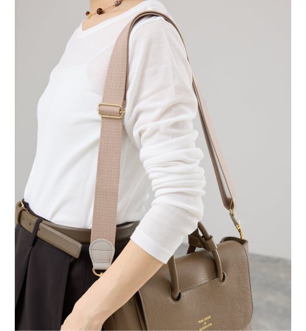 IENA「《WEB限定》YOUNG&OLSEN SHOULDER STRAP ストラップ YO2601-GD012」|その他|