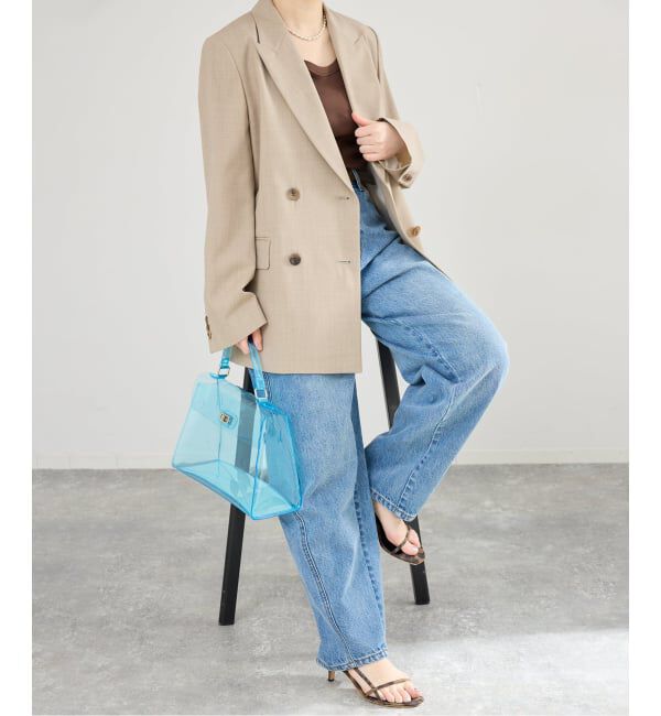 IENA「ツイルダブルブレストジャケット」|テーラードジャケット|