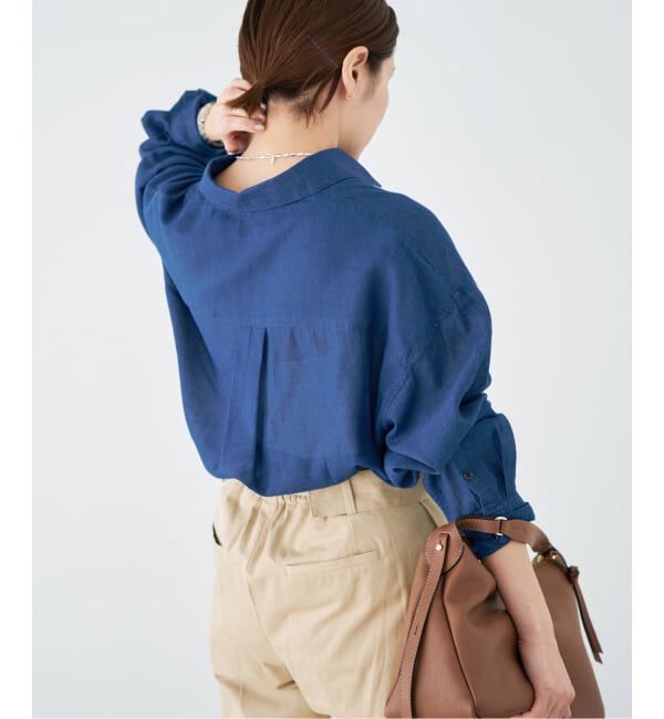 IENA「シアーデニムシャツ」|シャツ・ブラウス|