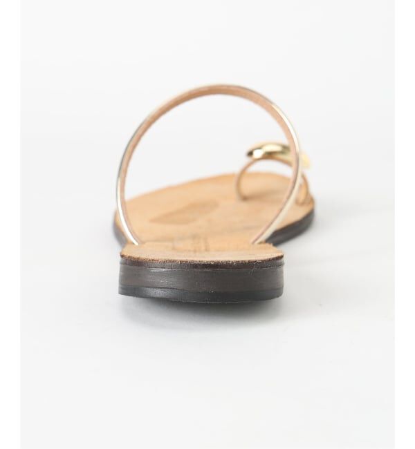 SLOBE IENA「《予約》NICOLAS LAINAS/ニコラスライナス SLOBE別注 メタルフラットサンダル」|サンダル|